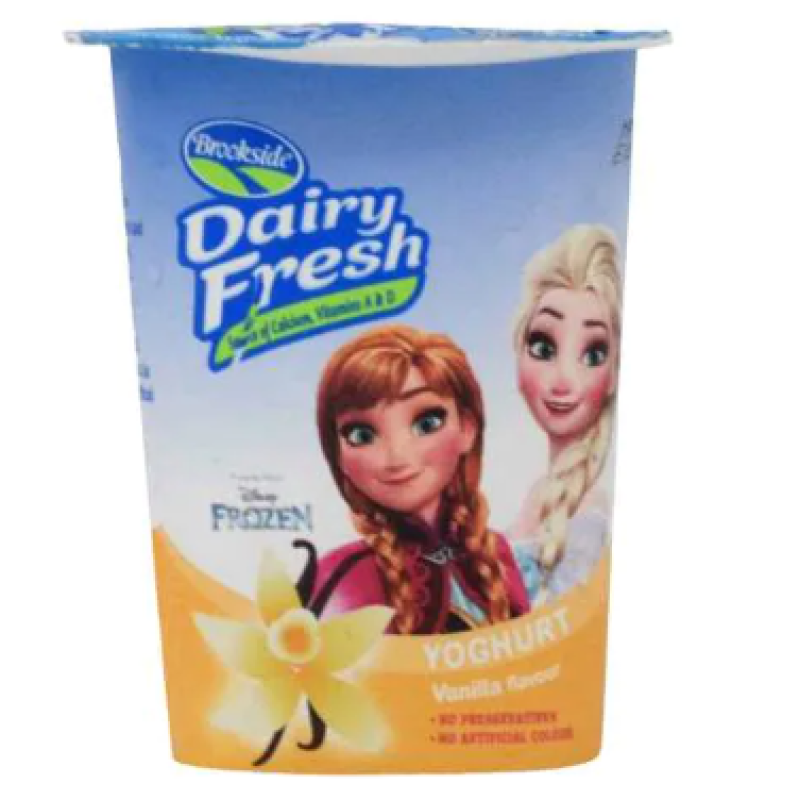 BROOKSIDE DISNEY VANILLA YOGHURT CUP 250ML