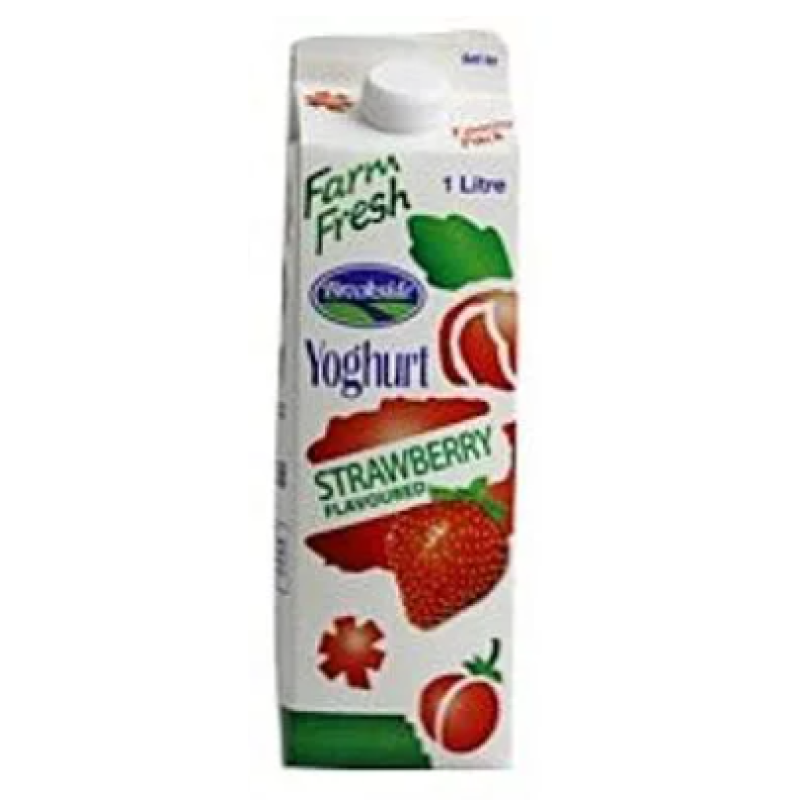 BROOKSIDE YOGHURT STRAWBERRY 1 L