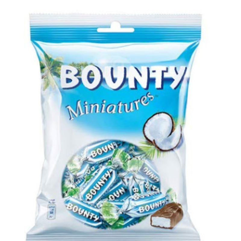 Bounty Miniatures Chocolate Bar 150g