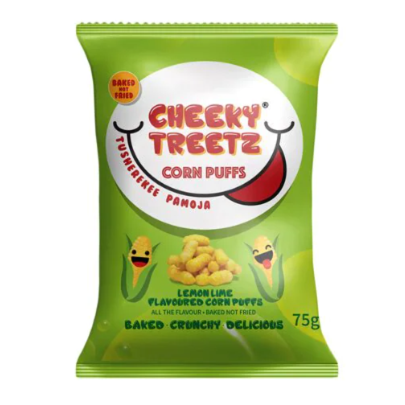 CHEEKY TREETZ CORN PUFFS 25g - CHILLI LEMON 