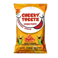 CHEEKY TREETZ CORN PUFFS  25g - CHEEKY CARAMEL