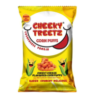 CHEEKY TREETZ CORN PUFFS 25g - CHEEKY CHEESE