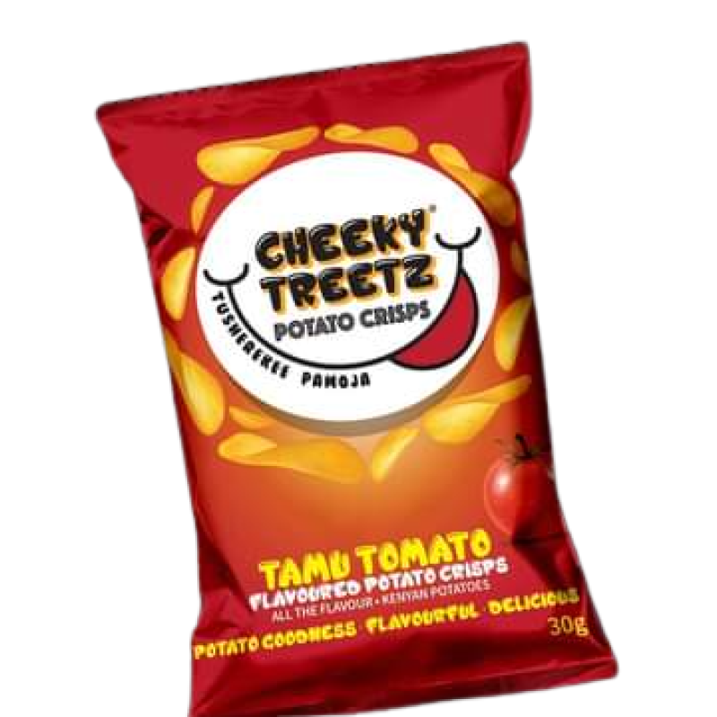 CHEEKY TAMU TREETZ POTATO CRISPS SALTY DELIGHT 150G