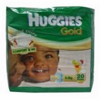 HUGGIES GOLD 20 DIAPERS 5-9KGS