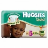 HUGGIES GOLD 38 DIAPERS 12-22KGS