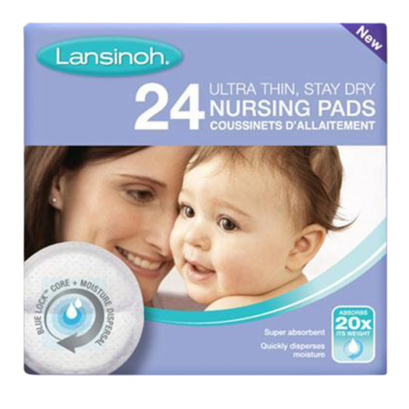 LANSINOH DISPOSABLE NURSING PADS (24 COUNT)