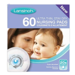 LANSINOH DISPOSABLE NURSING PADS (60 COUNT)