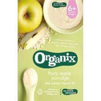 ORGANIX CEREALS STG 1 FRUIT APPLE PORRIDGE 120G
