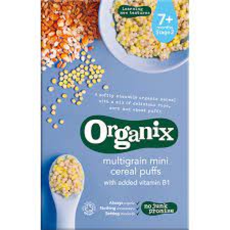 ORGANIX MULTIGRAIN BABY MINI CEREAL PUFFS 120G