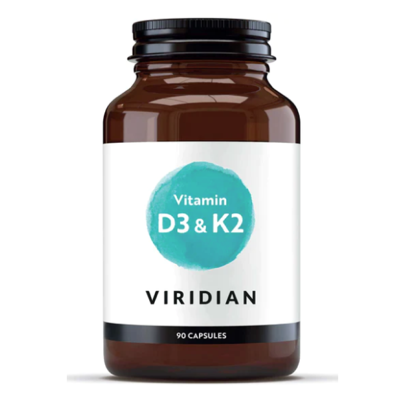 VIRIDIAN VITAMIN D3 & K2 90s