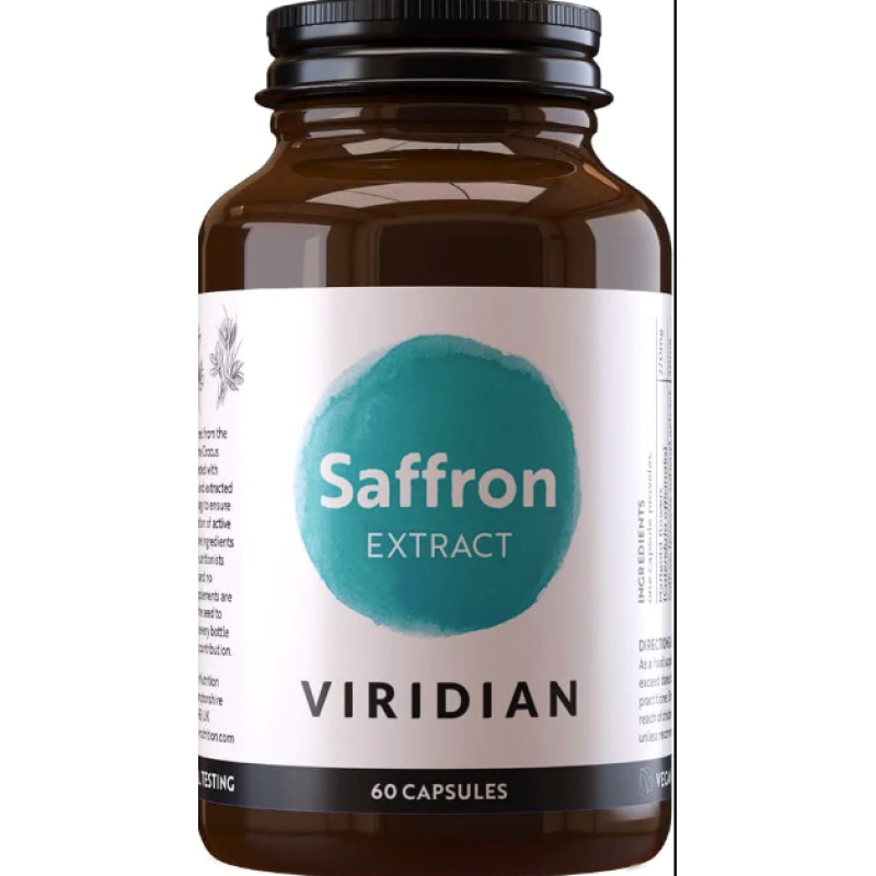 VIRIDIAN SAFFRON EXTRACT 30MG WITH MARIGOLD-60VEGICAPS