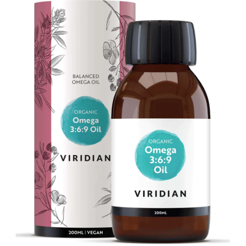 VIRIDIAN ORGANIC OMEGA 3:6:9 LIQUID 200ML