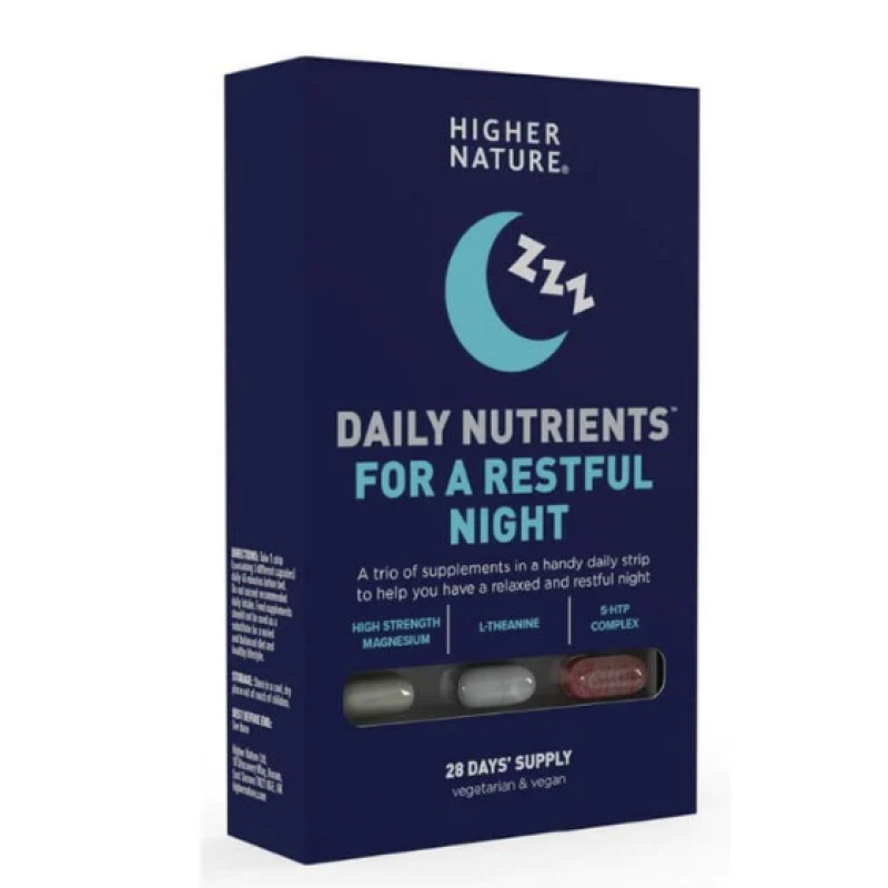 HIGHER NATURE DAILY NUTRIENTS RESTFUL NIGHT 28s