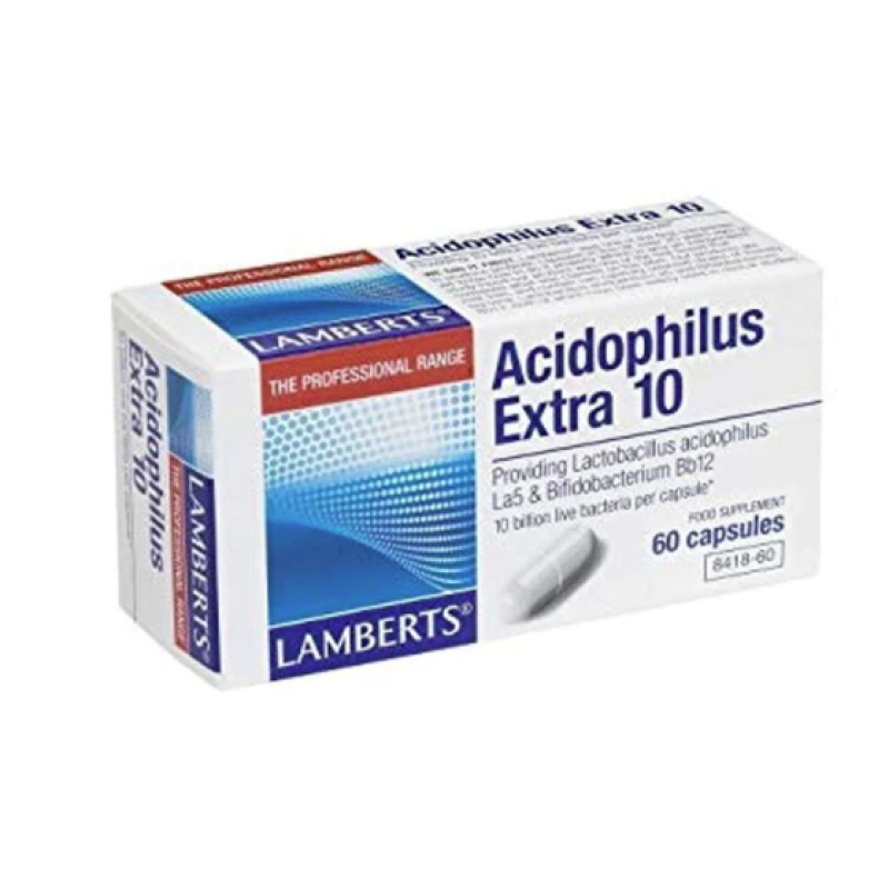 LAMBERTS ACIDOPHILUS EXTRA 10 CAPS 60s