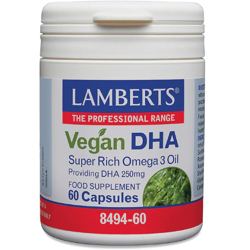 LAMBERTS VEGAN DHA ALGAE PLANT BASED 60S