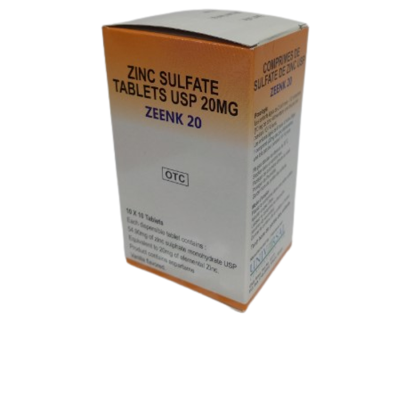 Zinc Sulphate Tabs 20mg 1s