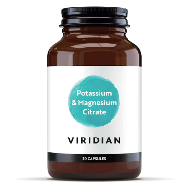 VIRIDIAN POTASSIUM MAGNESIUM CITRATE 30`s