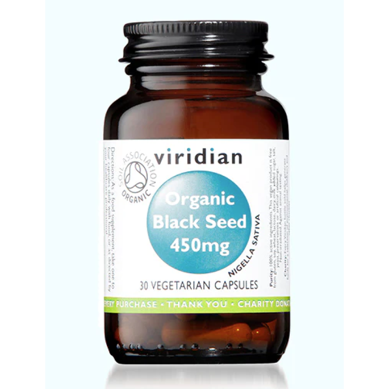 VIRIDIAN BLACKSEED OIL 450MG 30S`