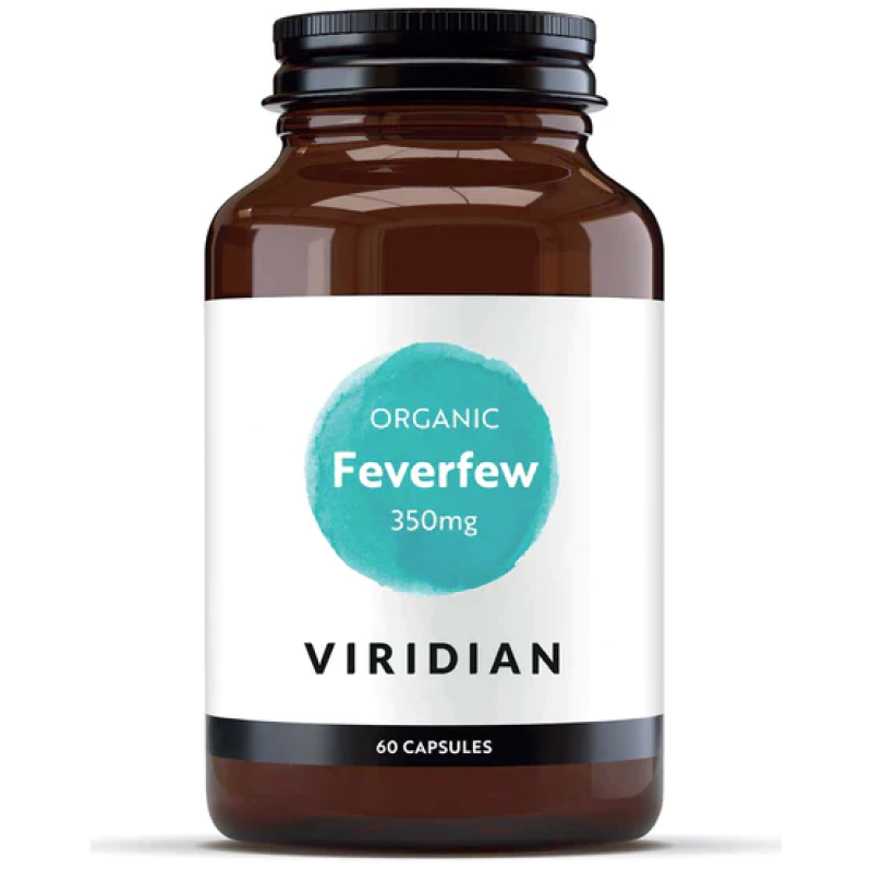 VIRIDIAN FEVERFEW 350MG 60S