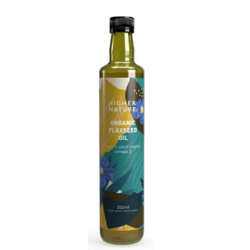 HIGHER NATURE FLAX SEED OIL ORGANIC 250ML