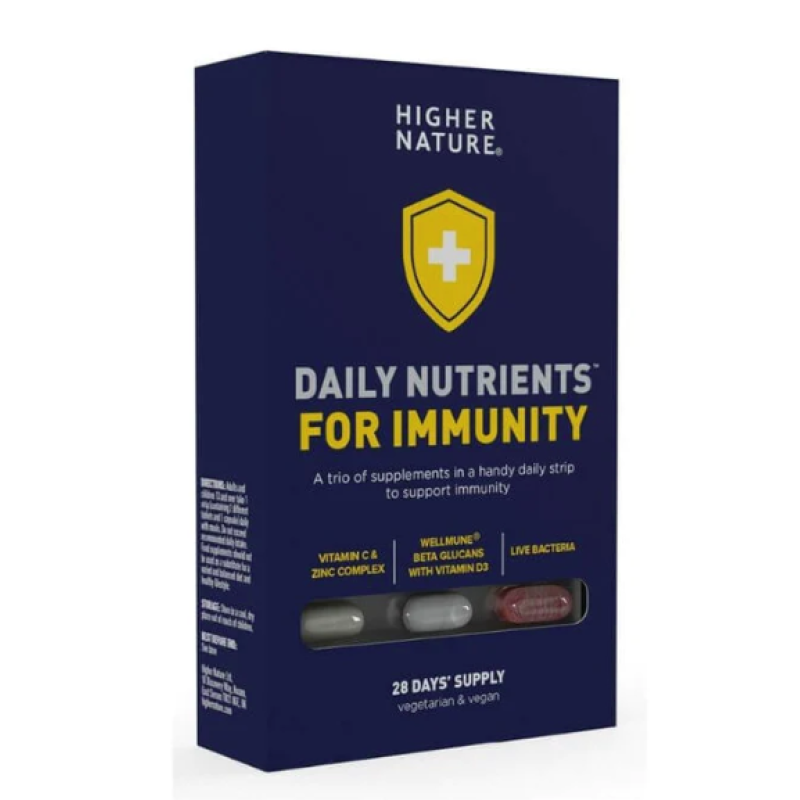 HIGHER NATURE DAILY NUTRIENTS IMMUNITY 28s