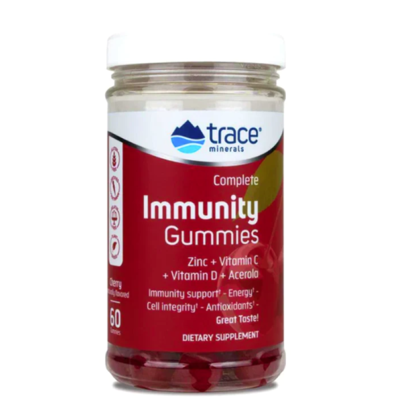 TRACE MINERAL COMPLETE IMMUNITY GUMMIES 60'S