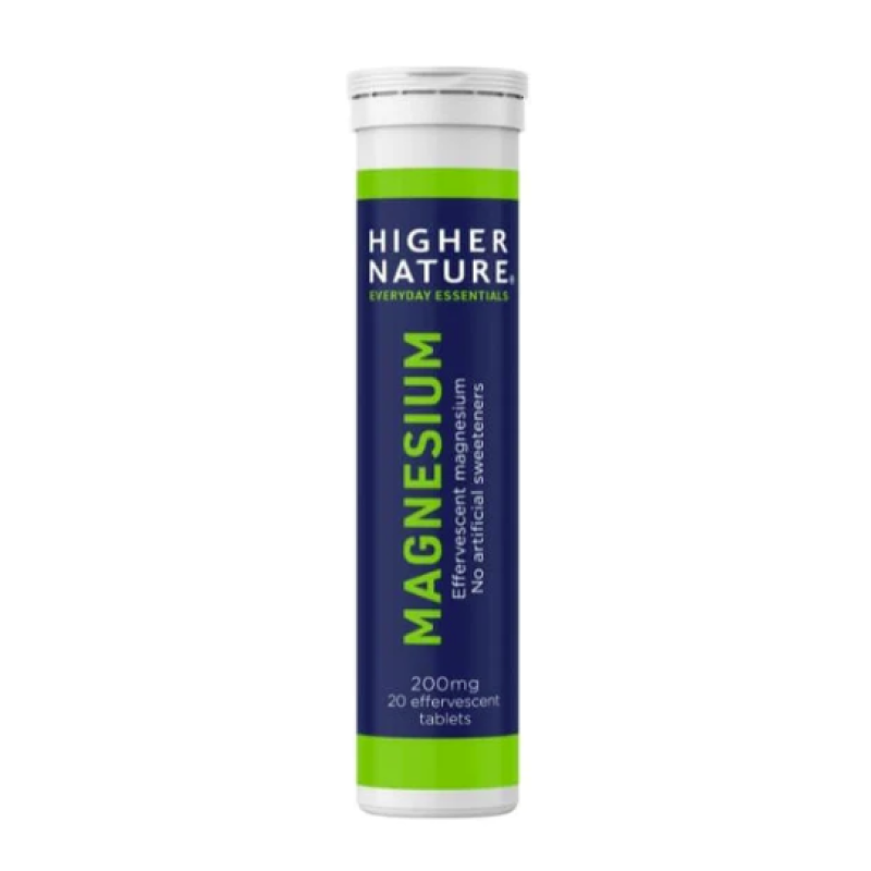 HIGHER NATURE MAGNESIUM EFFERVESCENT 200MG 20s