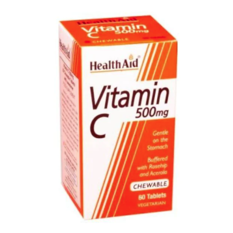 HEALTHAID VITAMIN C 500MG CHEWABLE 60s