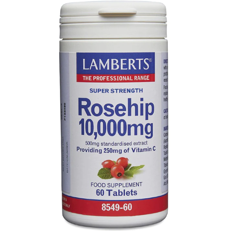 LAMBERTS ROSEHIP,10000MG 60 TABLETS