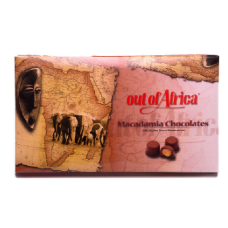 Out Of Africa Macadamia Nuts Covered With Milk Chocolate 195g