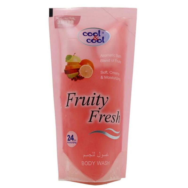 COOL & COOL BODY WASH FRUITY FRESH REFILL 250ML